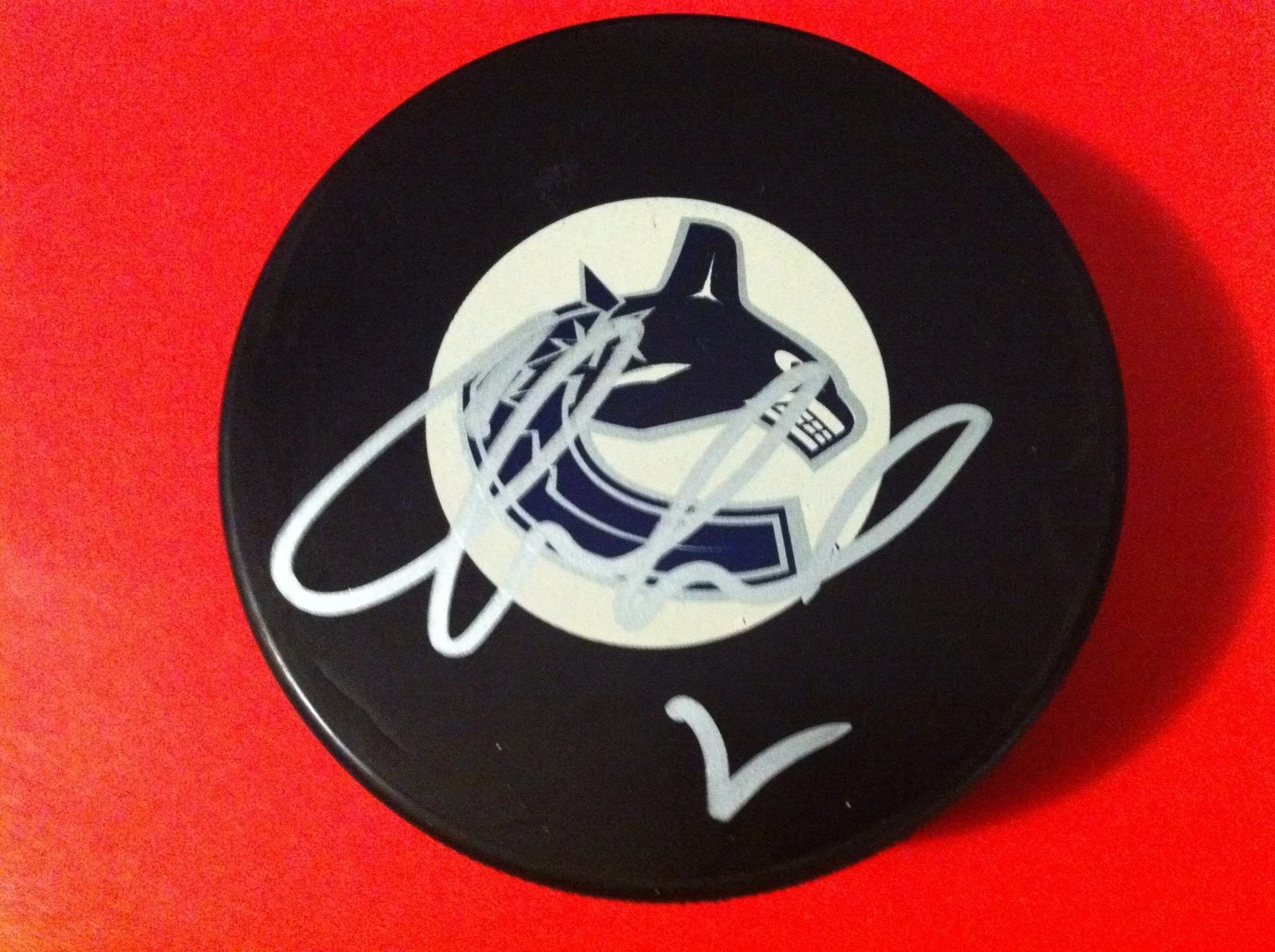 Cory Schneider Canucks Signed Auto Puck Holder

