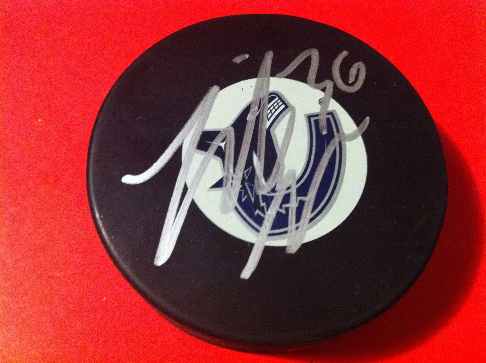 Jannik Hansen Canucks Signed Auto Puck Holder

