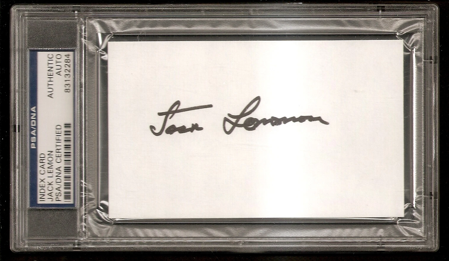Jack Lemmon 1974 Best Actor Oscar Academy Winner Signed Auto PSA/DNA
