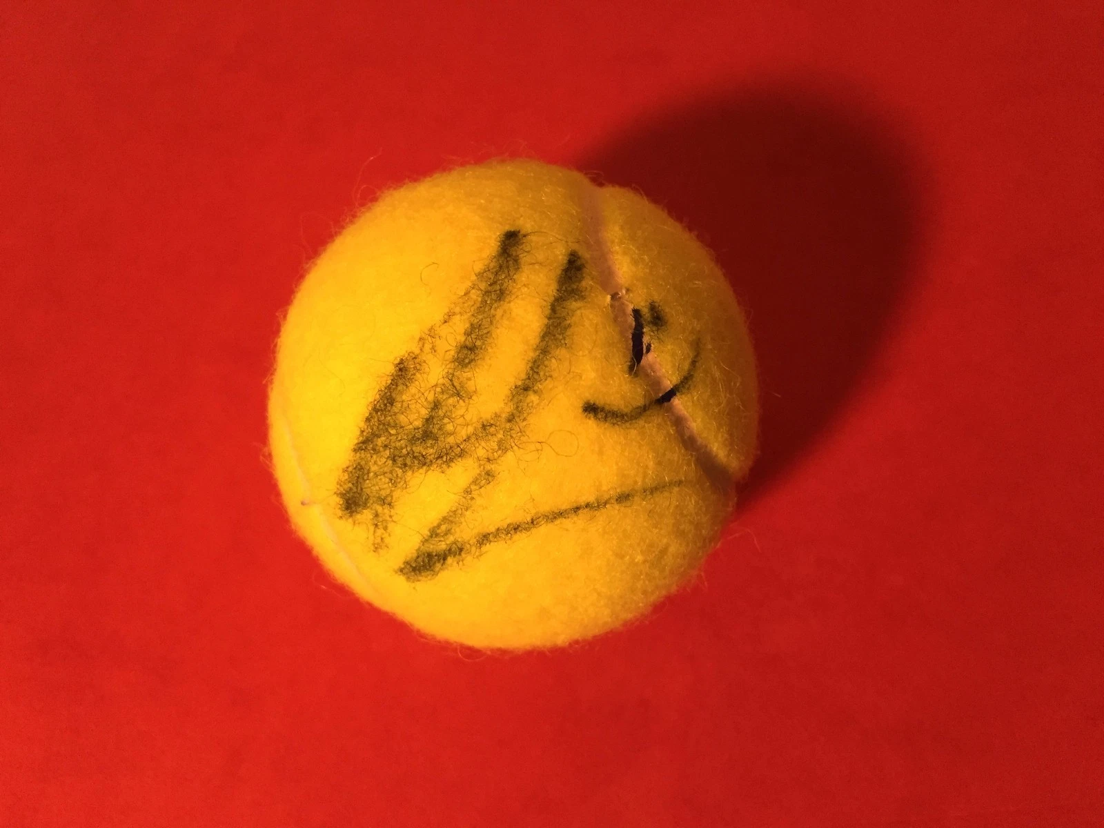 Alize Cornet Wilson Tennis Ball Signed Auto
