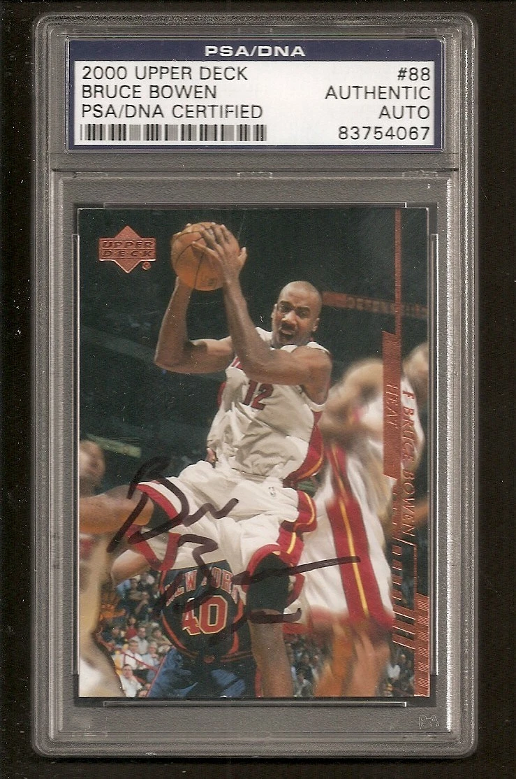 Bruce Bowden 2000 Upper Deck Signed Auto PSA/DNA ENCAPSULATED
