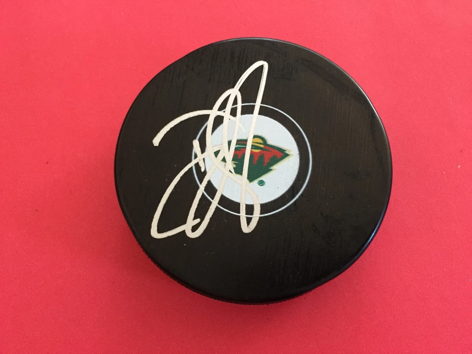 Devan Dubnyk Minnesota Wild Signed Auto Puck Holder
