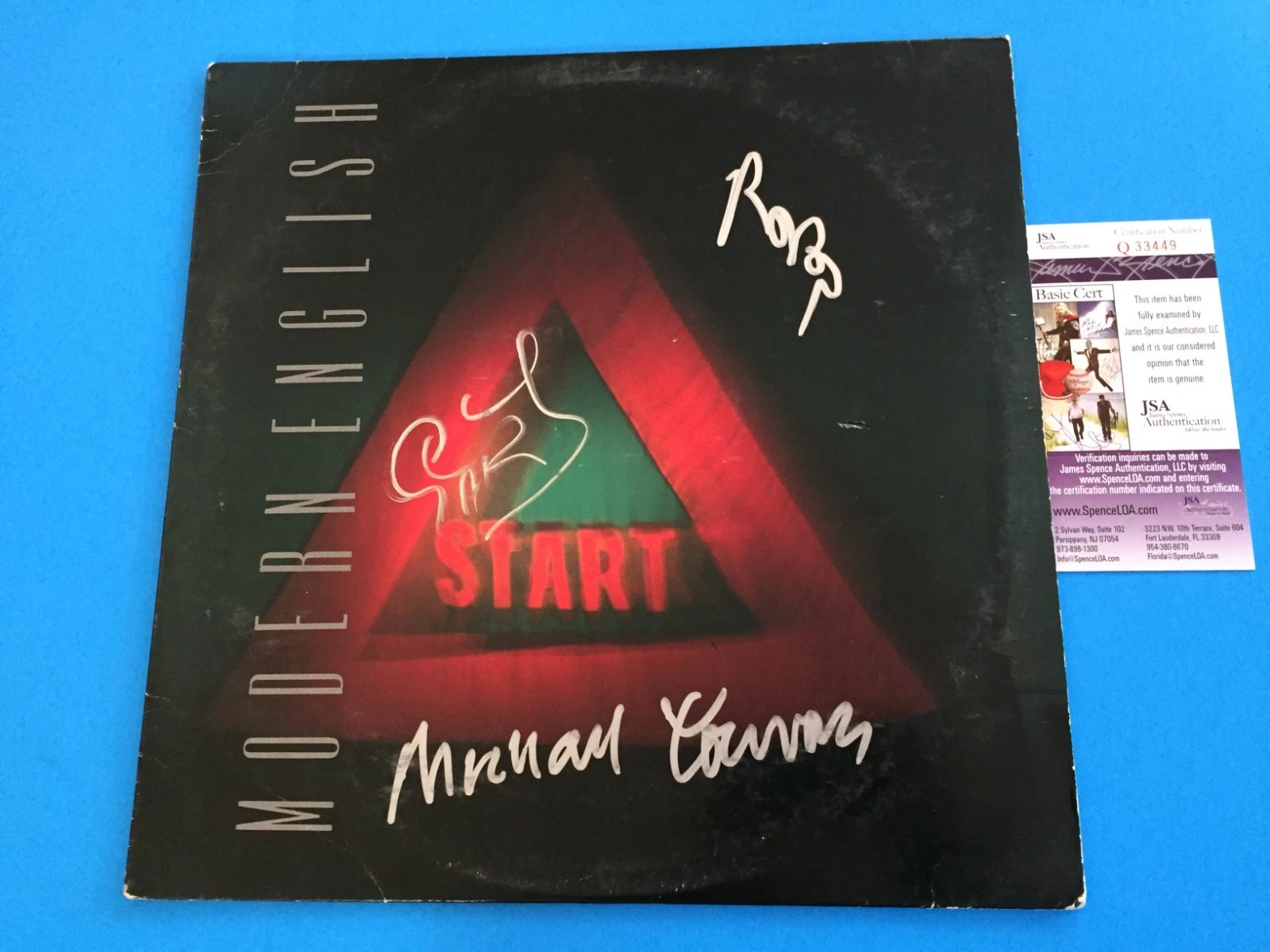 Modern English Start Signed Auto 12