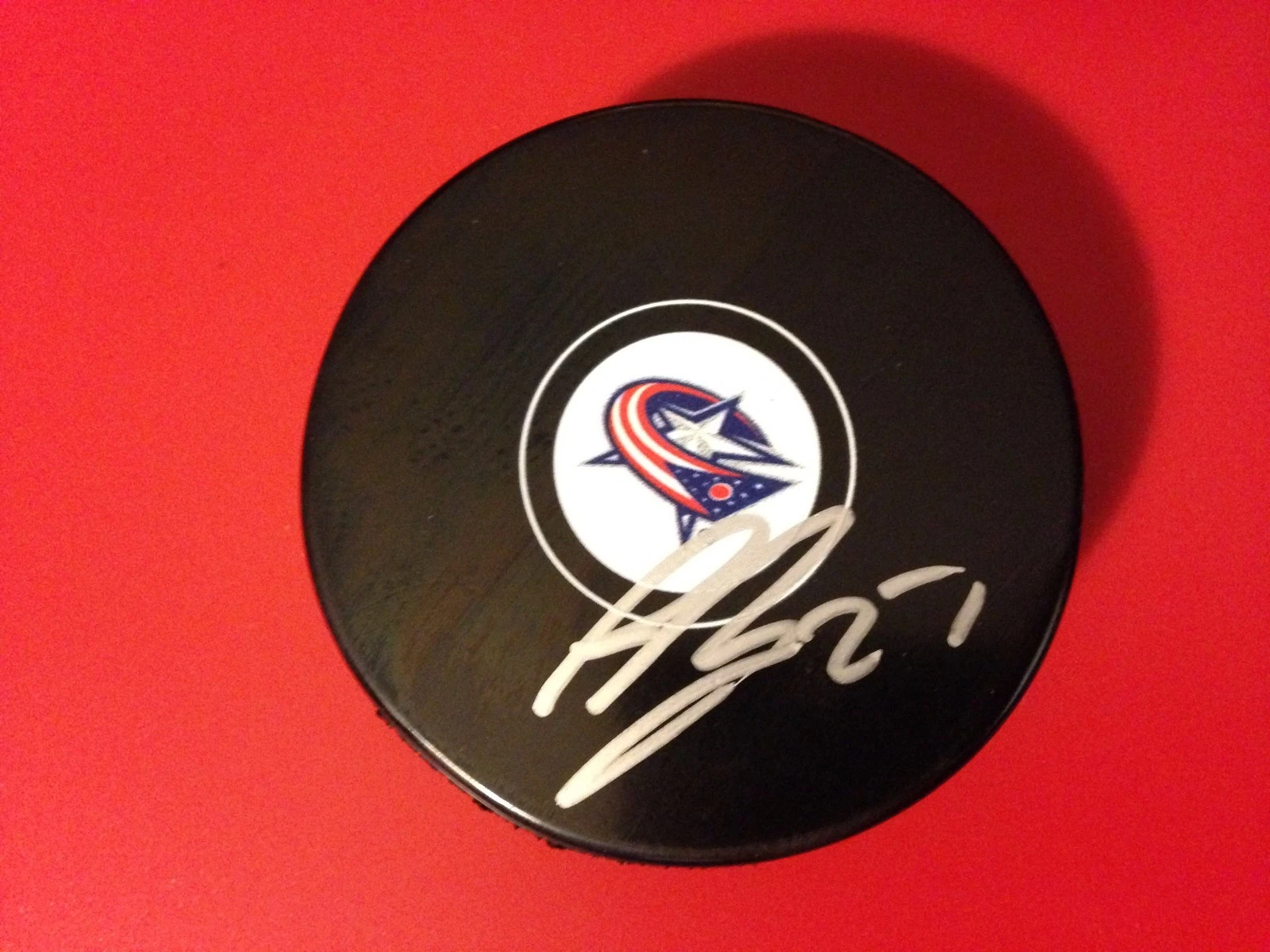 Ryan Murray Blue Jackets Signed Auto Puck
