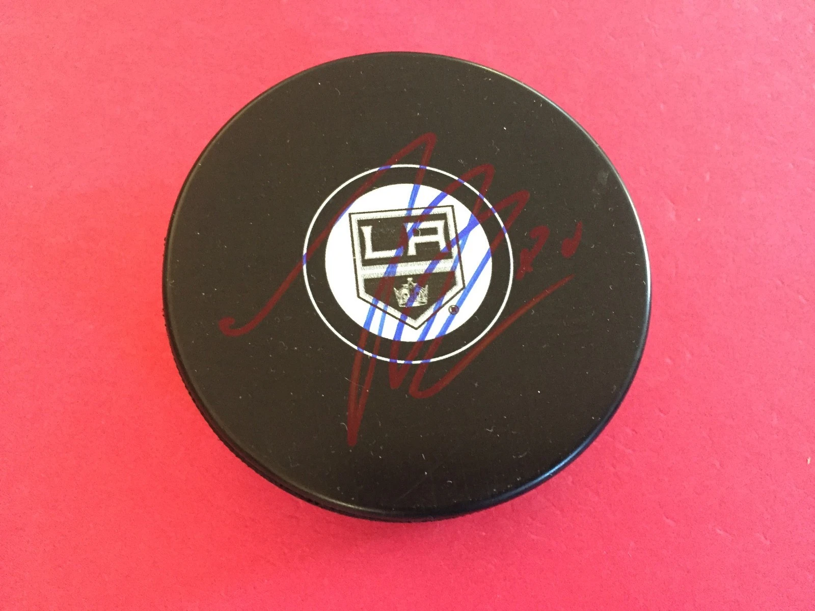 Tanner Pearson Kings Signed Auto Puck Holder
