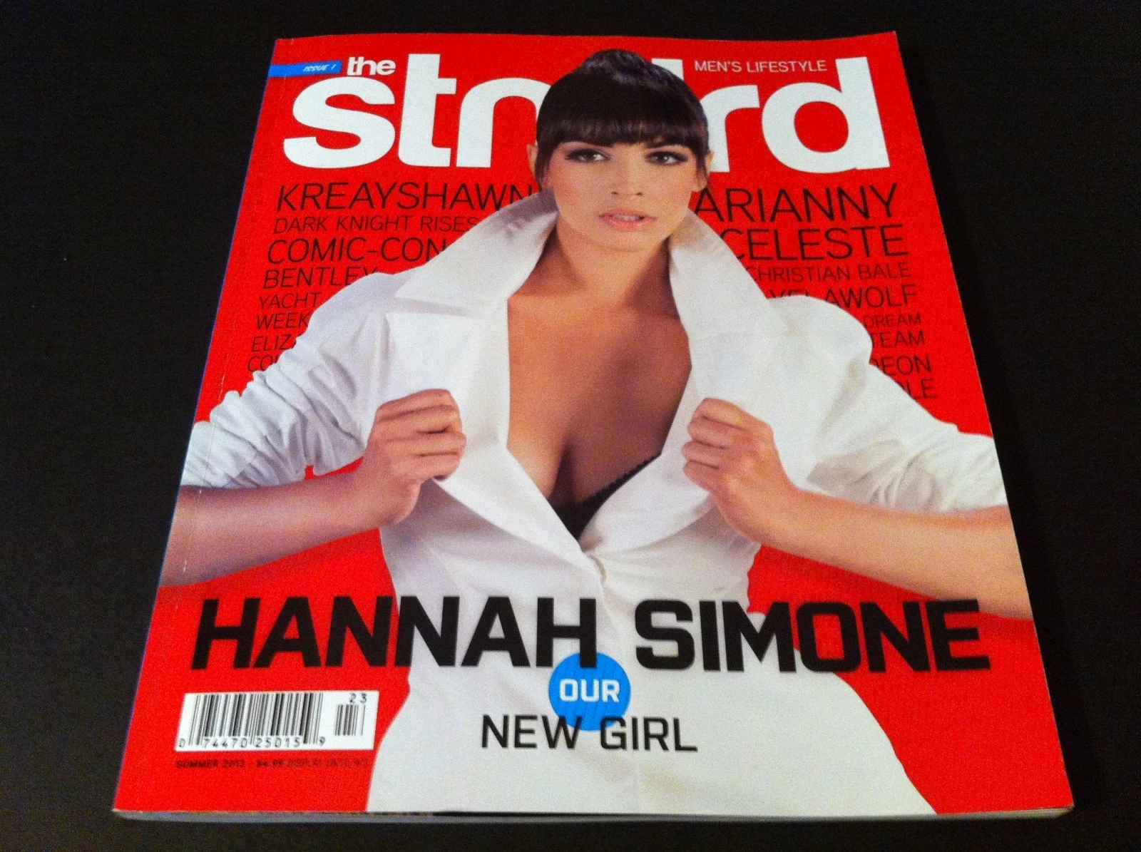 HANNAH SIMONE 2012 STNDRD MAGAZINE MAG NEWSTAND EDITION GREAT CONDITION COLLECTIBLE MEMORABILIA