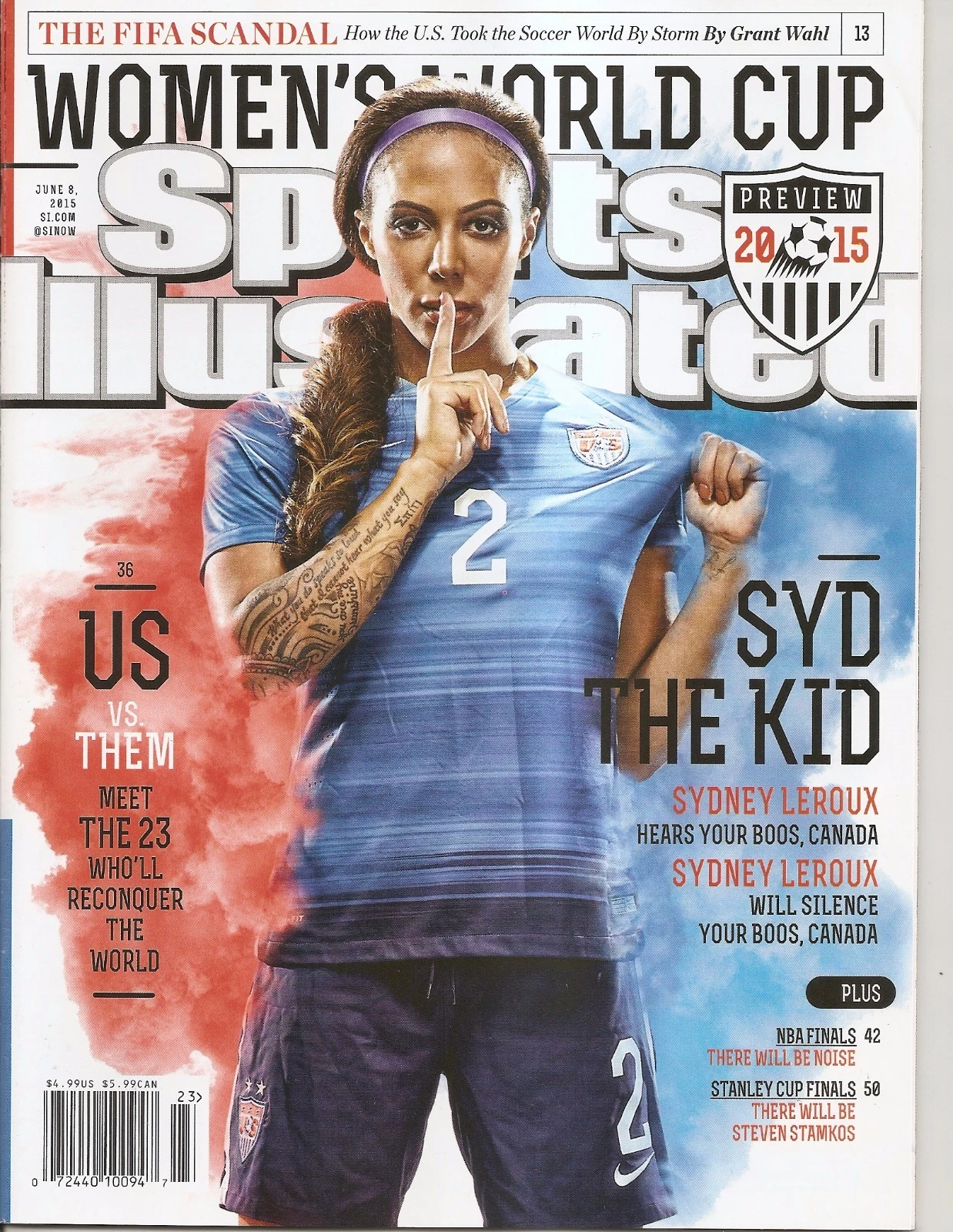 ALEX MORGAN SOCCER TEAM USA WORLD CUP MAGAZINE MAG NEWSTAND EDITION COLLECTIBLE MEMORABILIA