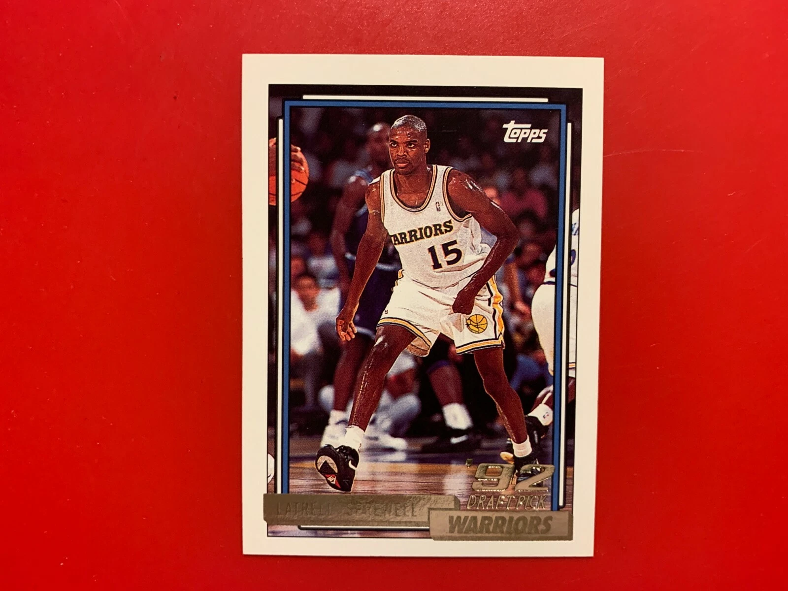Latrell Sprewell Warriors 1992-93 NBA Topps GOLD Rookie Card #393
