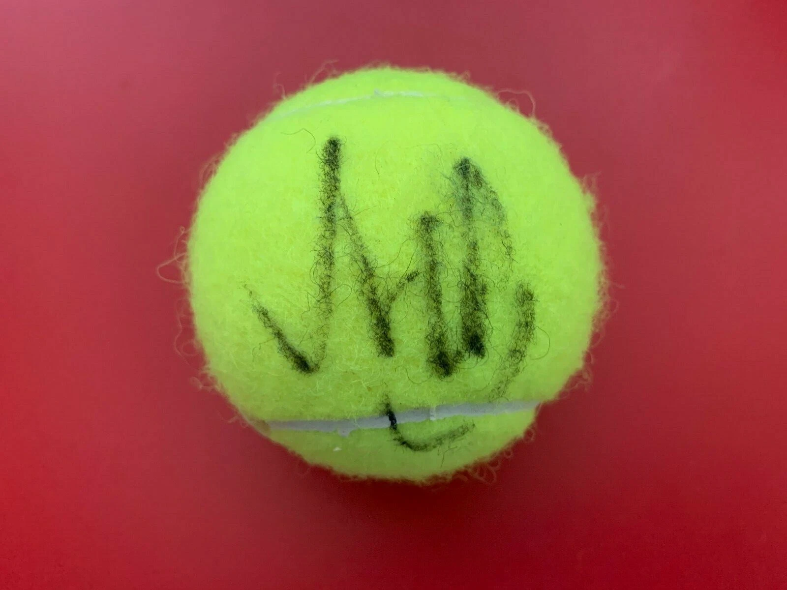 YULIA PUTINTSEVA KAZAKHSTAN WILSON TENNIS BALL SIGNED AUTO COLLECTIBLE MEMORABILIA
