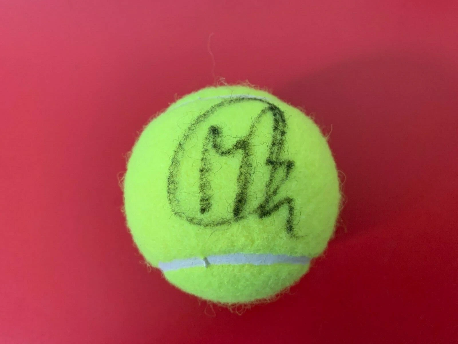 Marie Bouzková Czechia Wilson Tennis Ball Signed Auto
