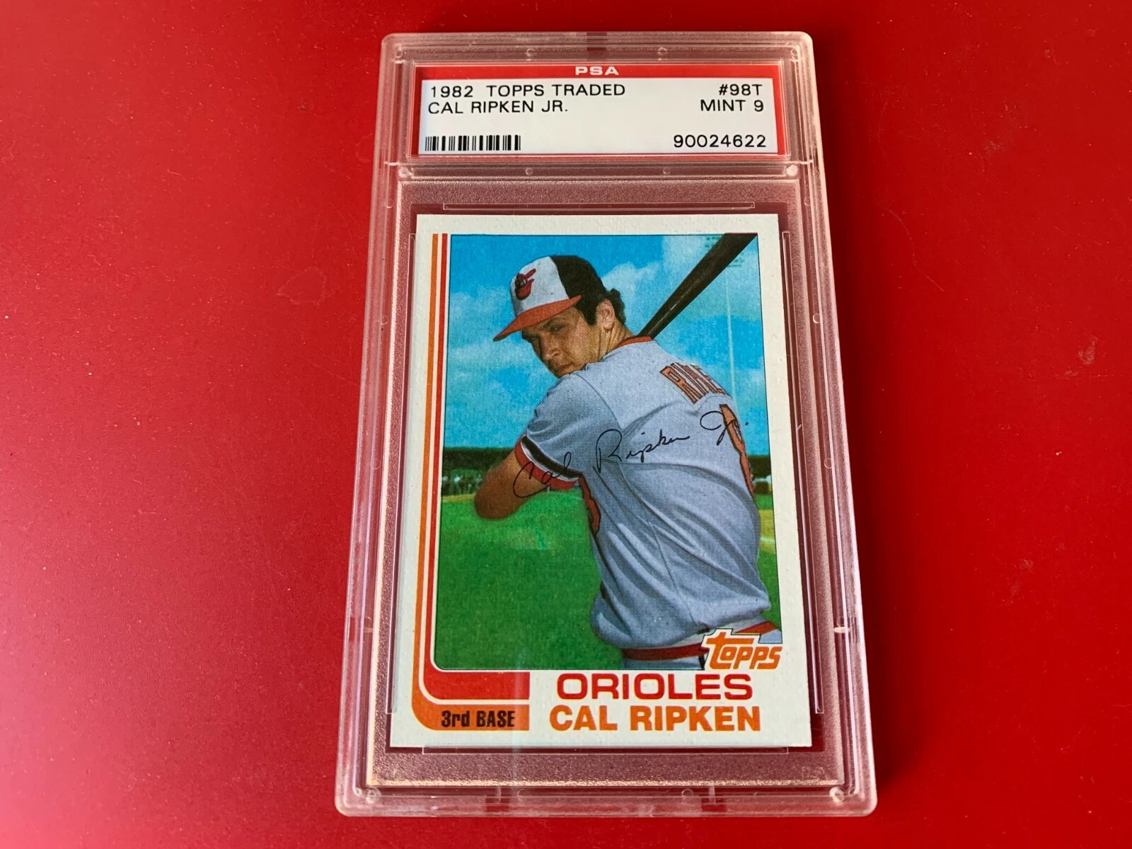 Cal Ripken Jr. HOF Orioles 1982 Topps Traded Rookie MINT PSA 9
