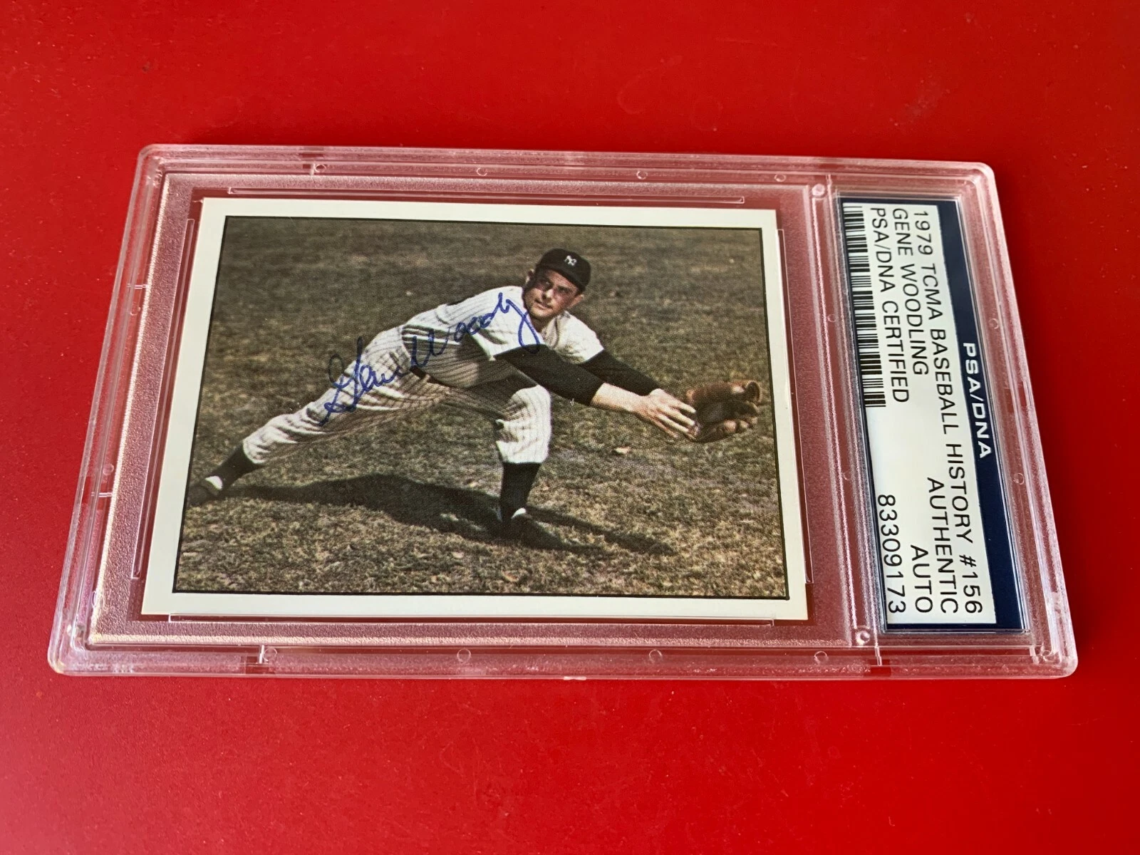 Gene Woodling Yankees 1979 TCMA Baseball History Card PSA/DNA Slabbed
