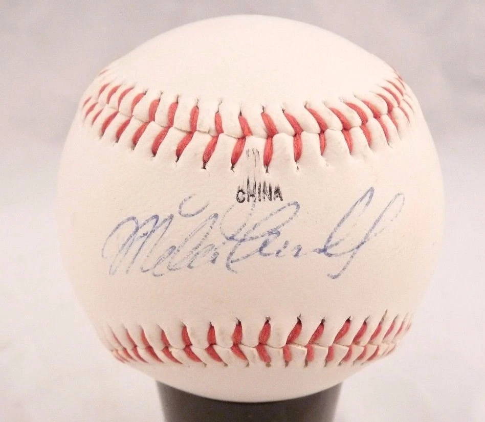 Omar Infante Tigers Signed Autographed OLB Baseball Ball Guaranteed
