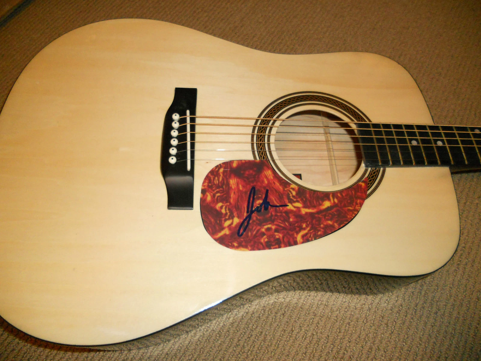 JOHNNY RZEZNIK GOO GOO DOLLS SIGNED AUTOGRAPHED ACOUSTIC GUITAR GUARANTEED COLLECTIBLE MEMORABILIA