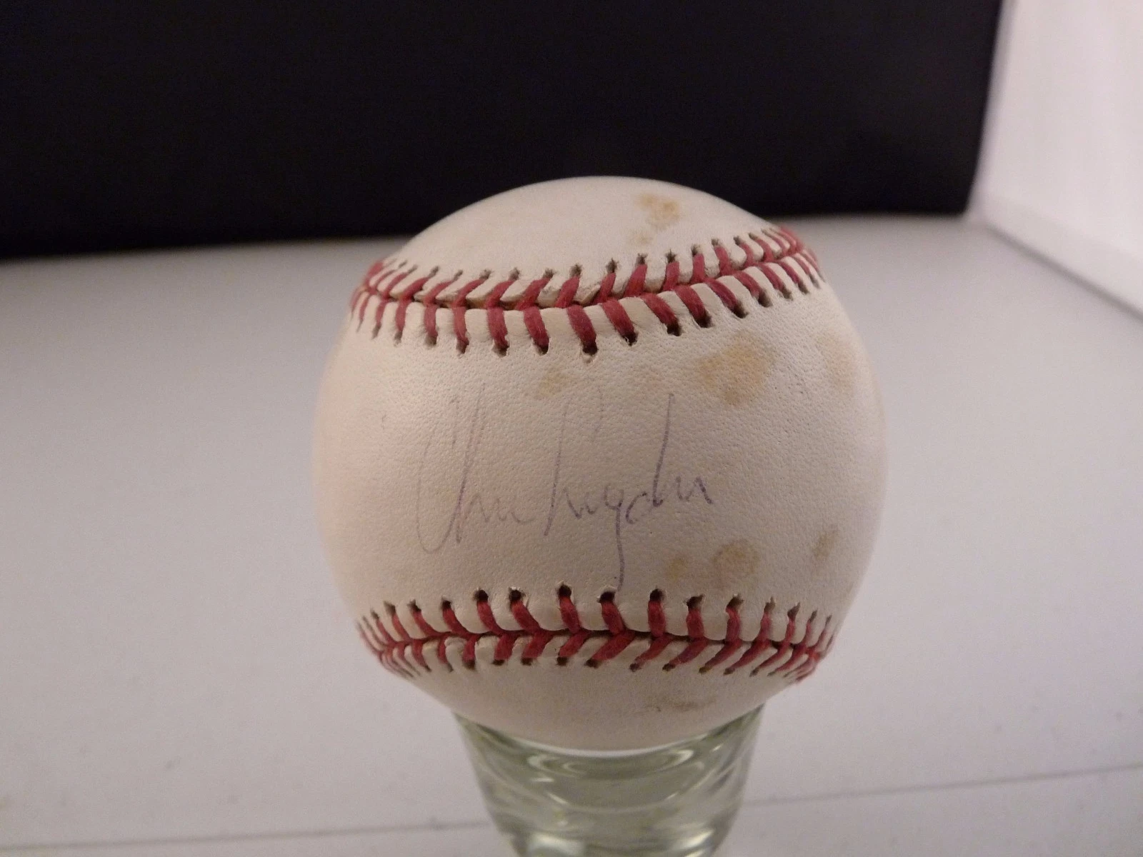 Chris Snyder Signed Autographed OML Baseball Ball Guaranteed
