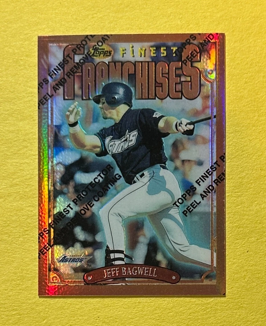 1996 TOPPS FINEST JEFF BAGWELL FINEST FRANCHISES #299 ASTROS HOF
