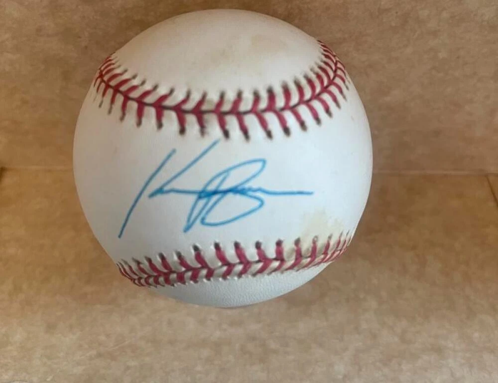 KEVIN BROWN PADRES /DODGERS SIGNED VINTAGE N.L. BASEBALL BECKETT AUTH
