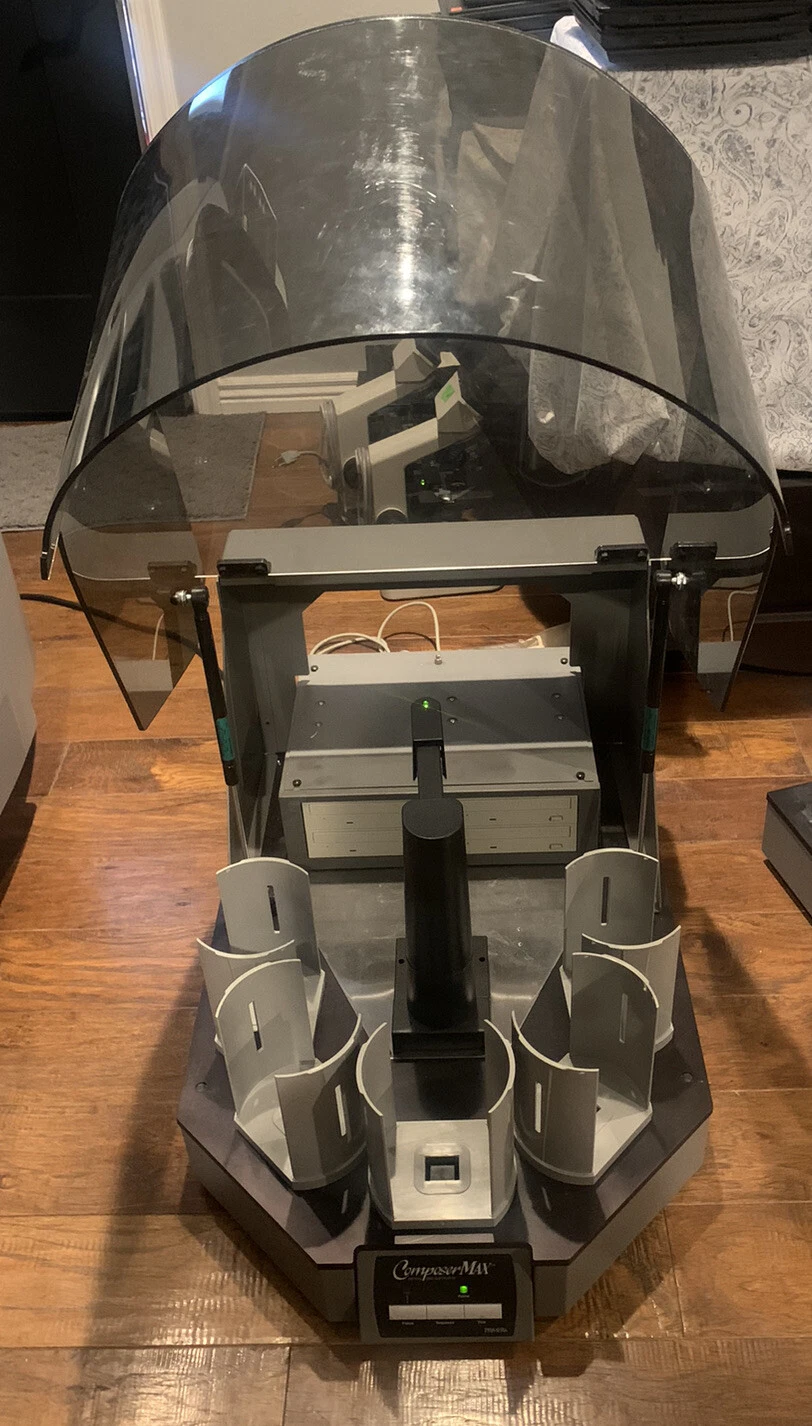 Primera Composer Max 4 Drive Auto Load CD DVD Duplicator READ DESCRIPTION
