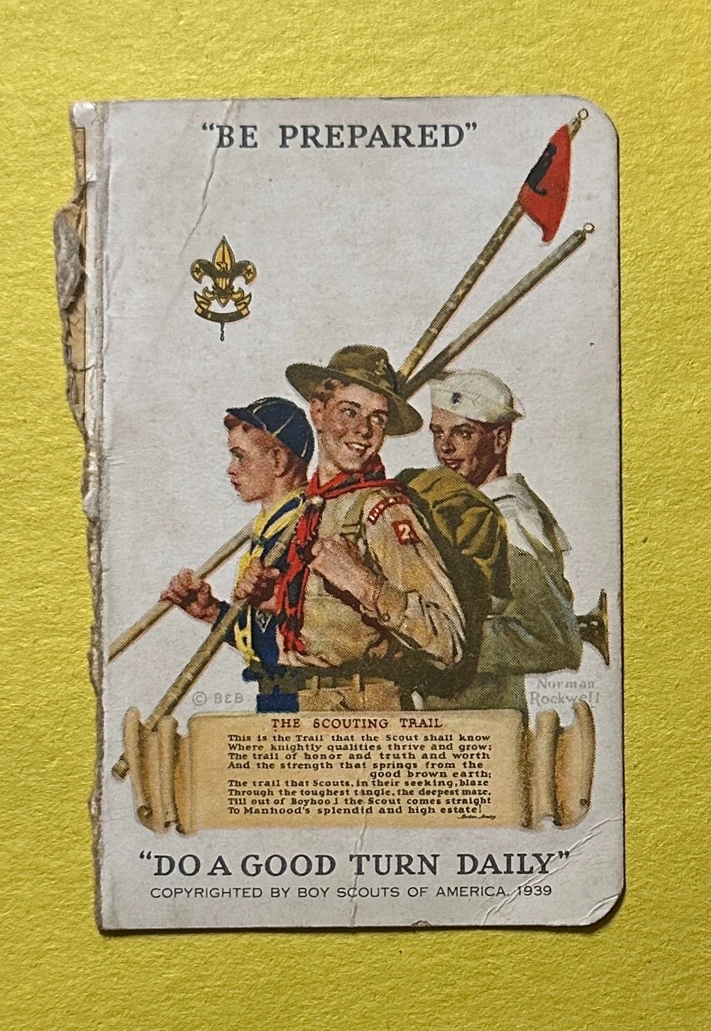 VINTAGE BOY SCOUTS OF AMERICA IDENTIFICATION CARD COLLECTIBLE MEMORABILIA