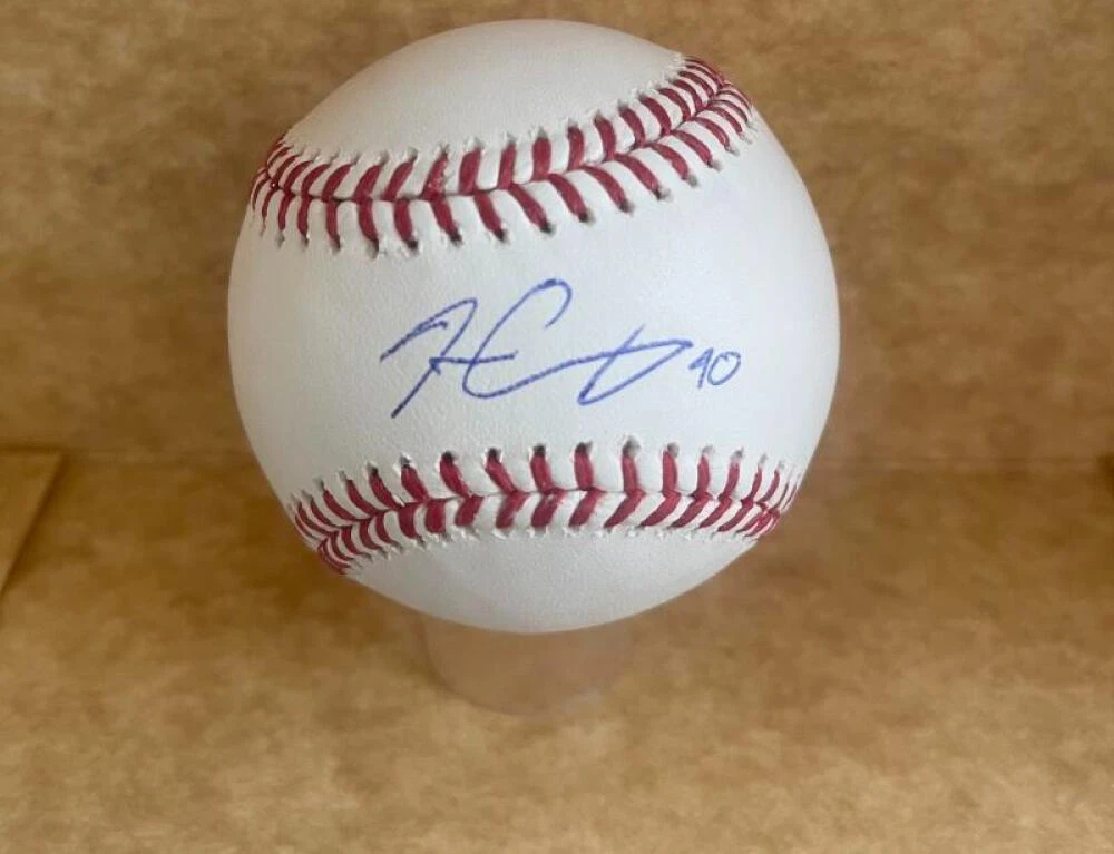 JOSIAH GRAY NATIONALS SIGNED AUTOGRAPHED M.L. BASEBALL BECKETT AUTH
