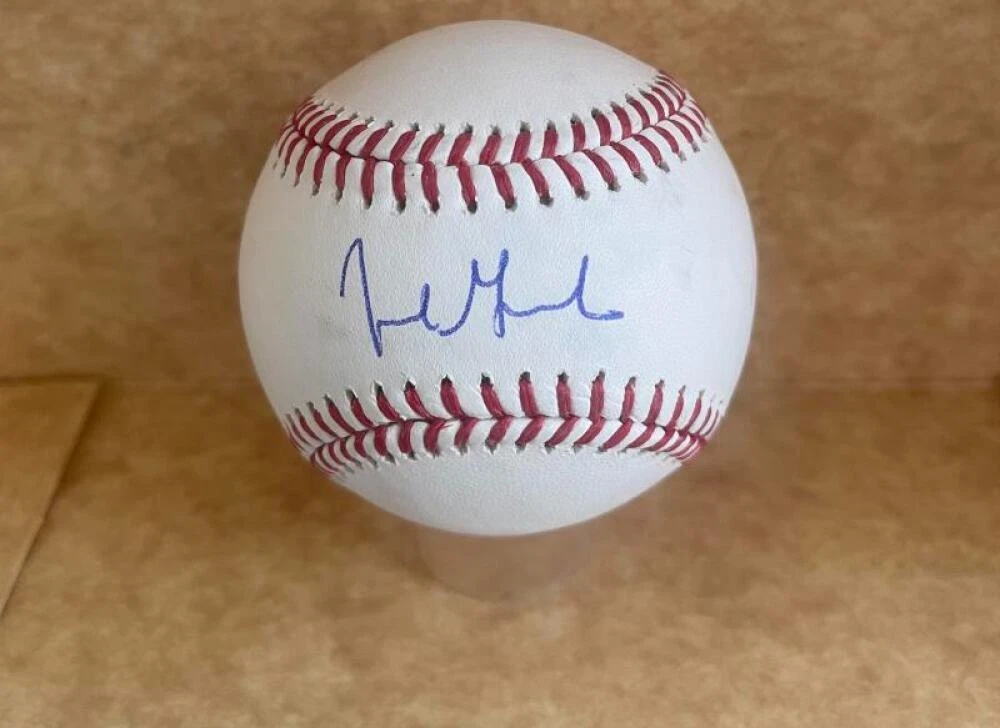 JORDAN GROSHANS MIAMI MARLINS SIGNED AUTOGRAPHED M.L. BASEBALL BECKETT AUTH
