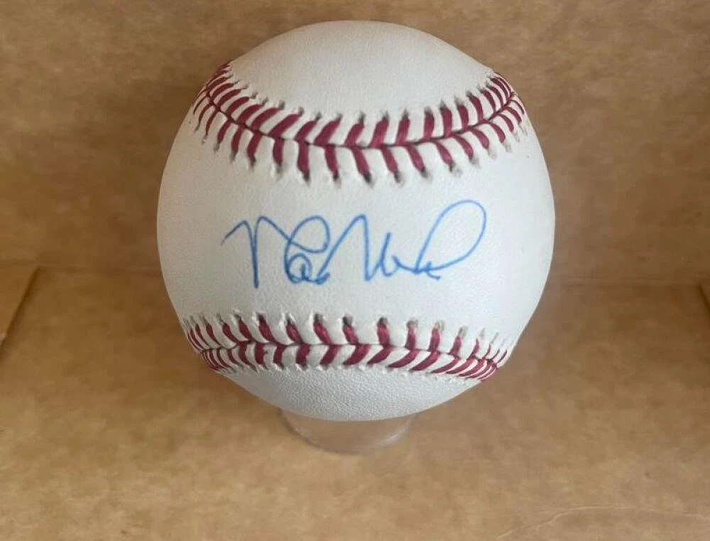 MATT NOKES TIGERS/ORIOLES SIGNED AUTO M.L. BASEBALL BECKETT AUTH

