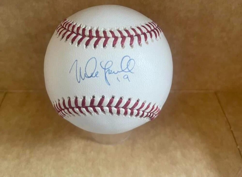 MIKE LOWELL RED SOX/MARLINS SIGNED AUTOGRAPHED M.L. BASEBALL BECKETT AUTH
