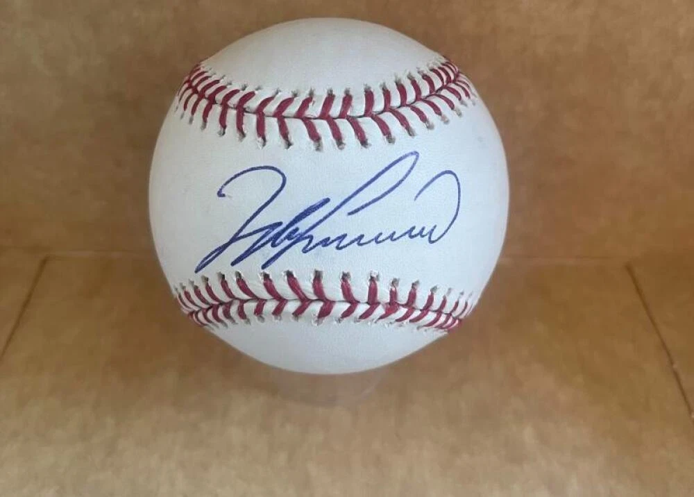 MIKE LIEBERTHAL PHILLIES RED SOX SIGNED AUTOGRAPHED M.L. BASEBALL BECKETT AUTH
