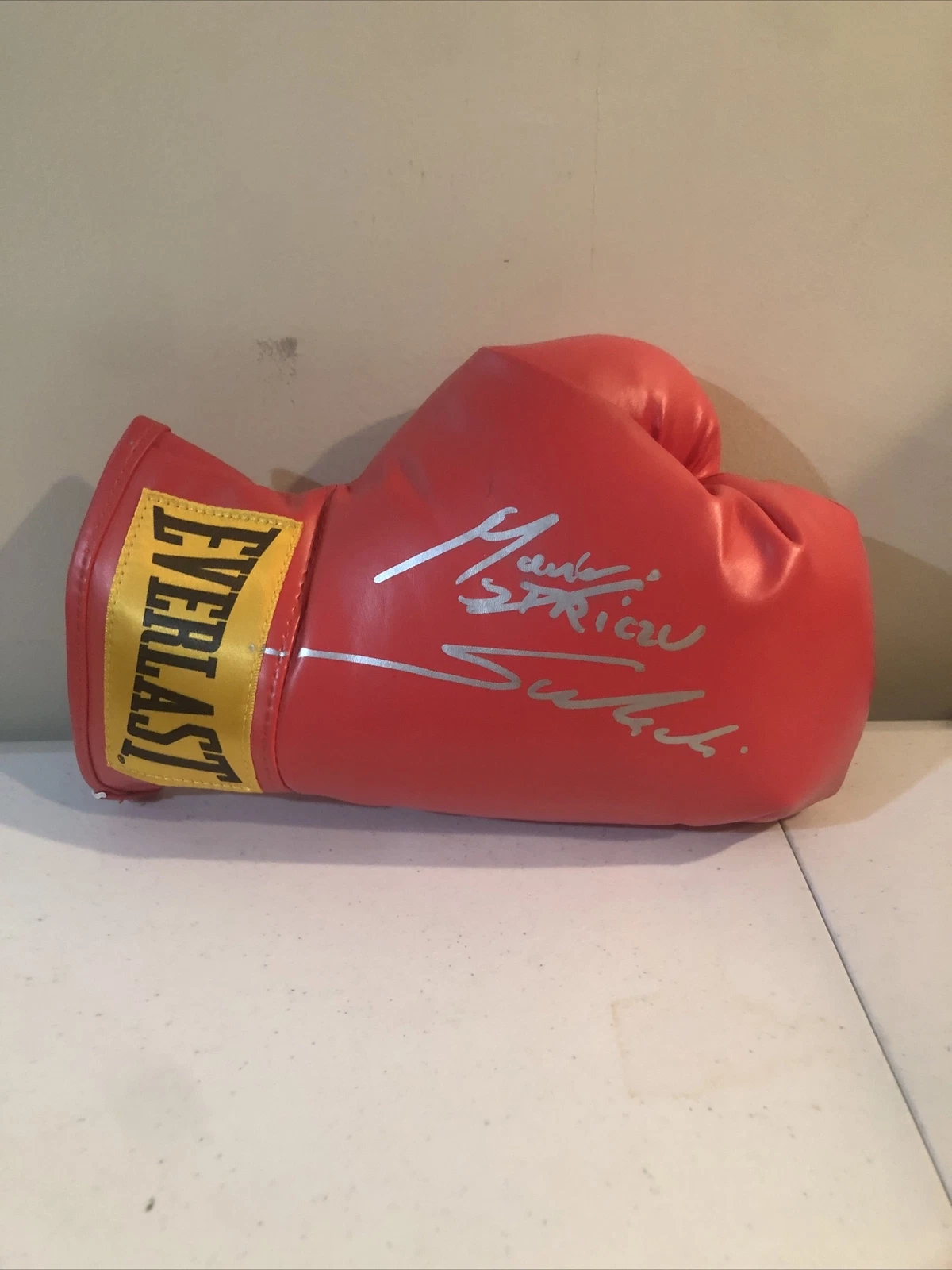 MACIEJ SULECKI STRICZU SIGNED AUTOGRAPH EVERLAST BOXING GLOVE COA POLISH FIGHTER
