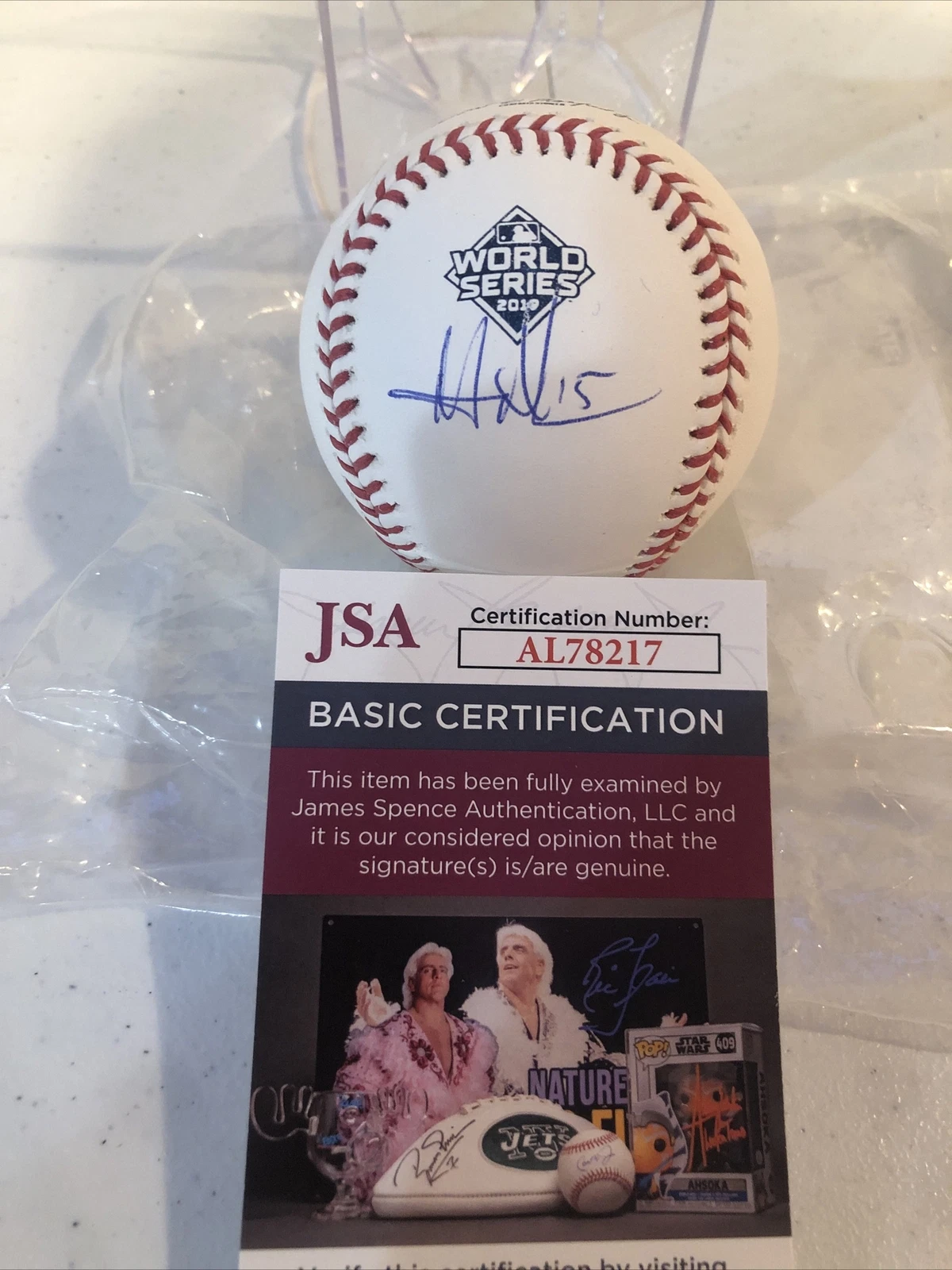 WASHINGTON NATIONALS- MATT ADAMS SIGNED AUTOGRAPH 2019 WORLD SERIES BASEBALL JSA
