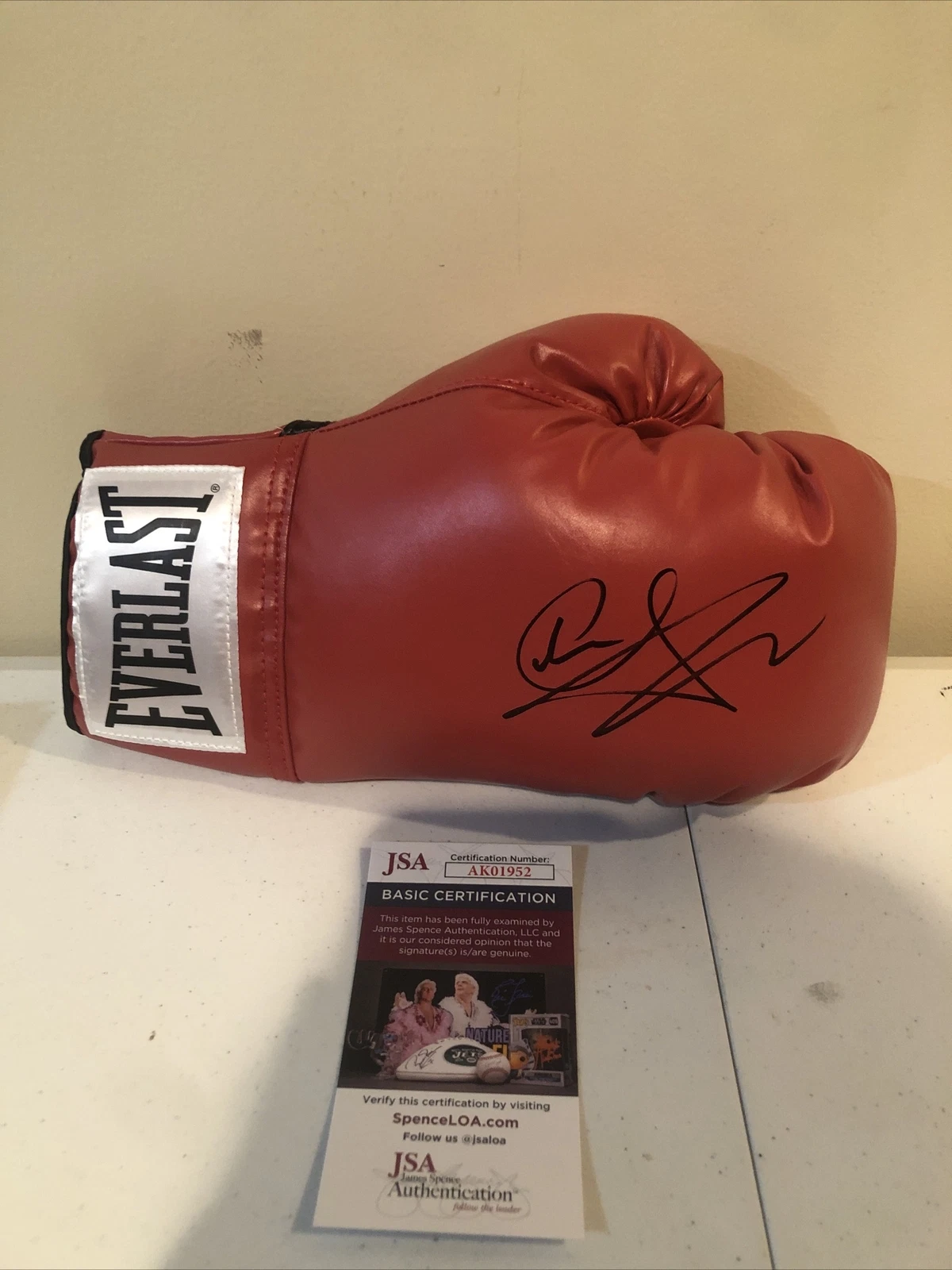 CARL COBRA FROCH SIGNED AUTOGRAPH EVERLAST BOXING GLOVE JSA COA HOF 2023 CHAMP
