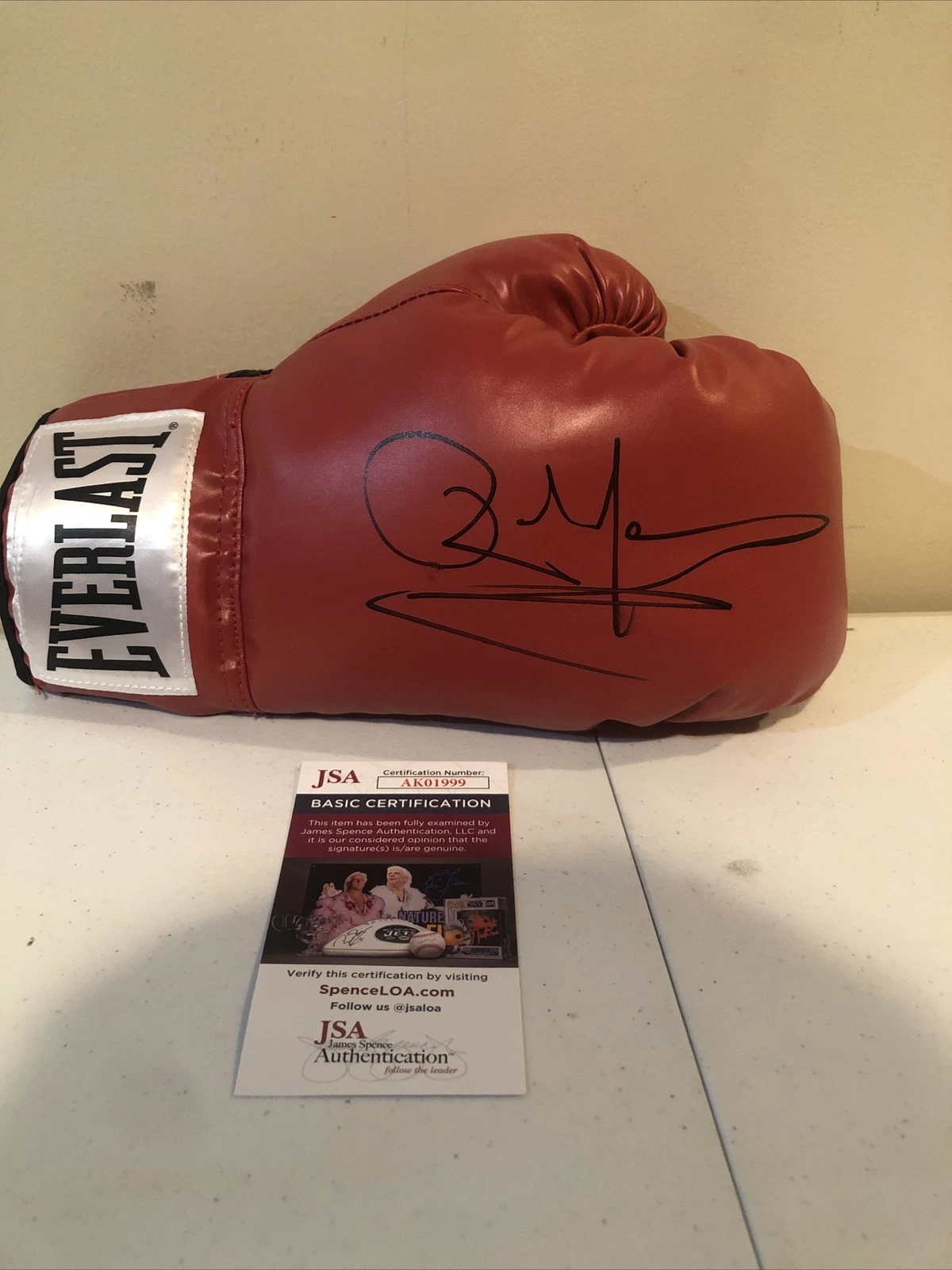 RAUL MARQUEZ SIGNED AUTOGRAPH EVERLAST BOXING GLOVE JSA COA 1992 OLYMPICS CHAMP
