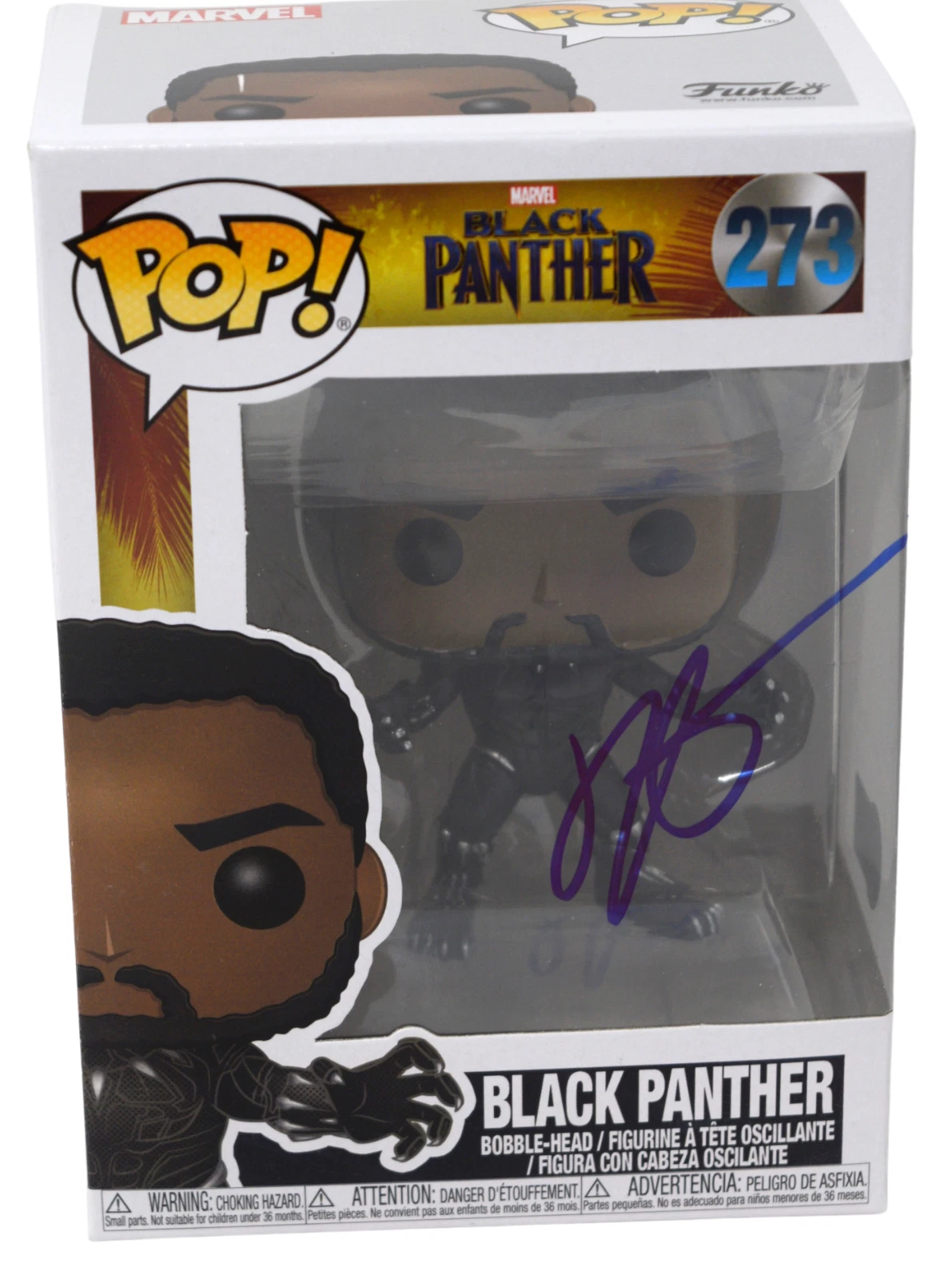 Ryan Coogler Signed Funko Pop Black Panther 273 Marvel Autograph Beckett COA
