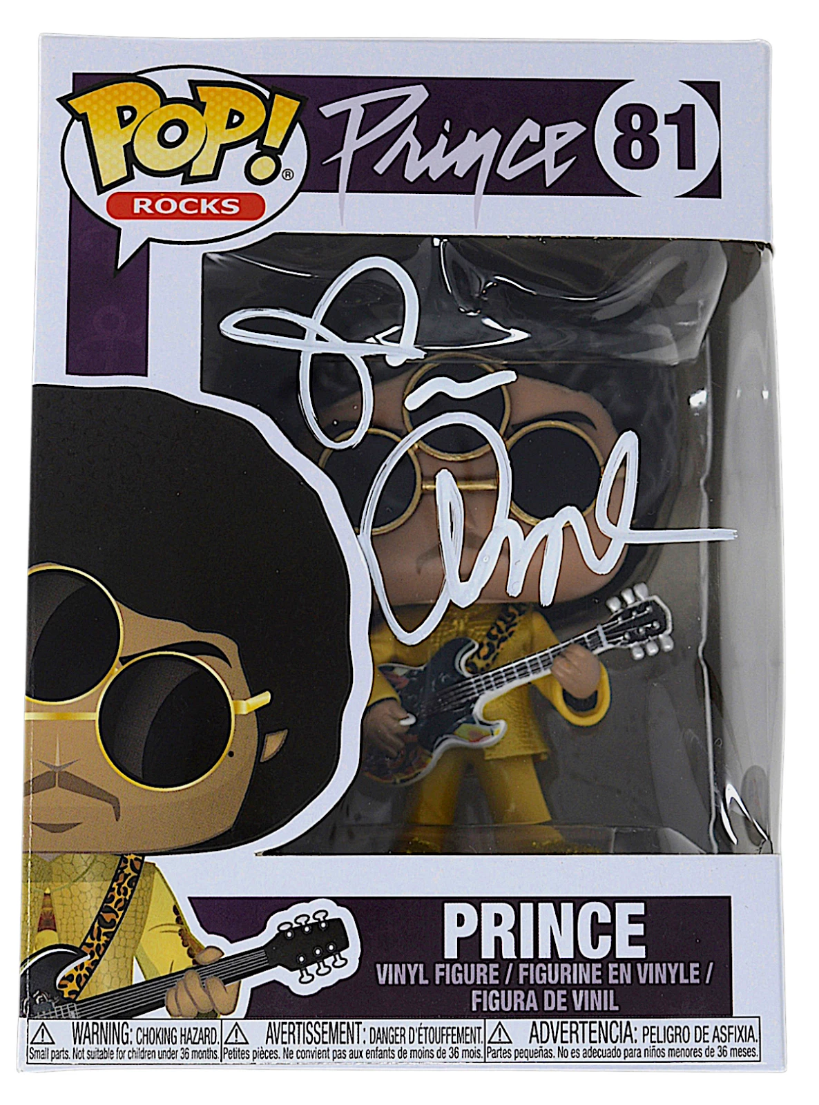 Dave Chappelle Signed Funko Pop Prince Purple Rain 81 Autograph PSA/DNA COA
