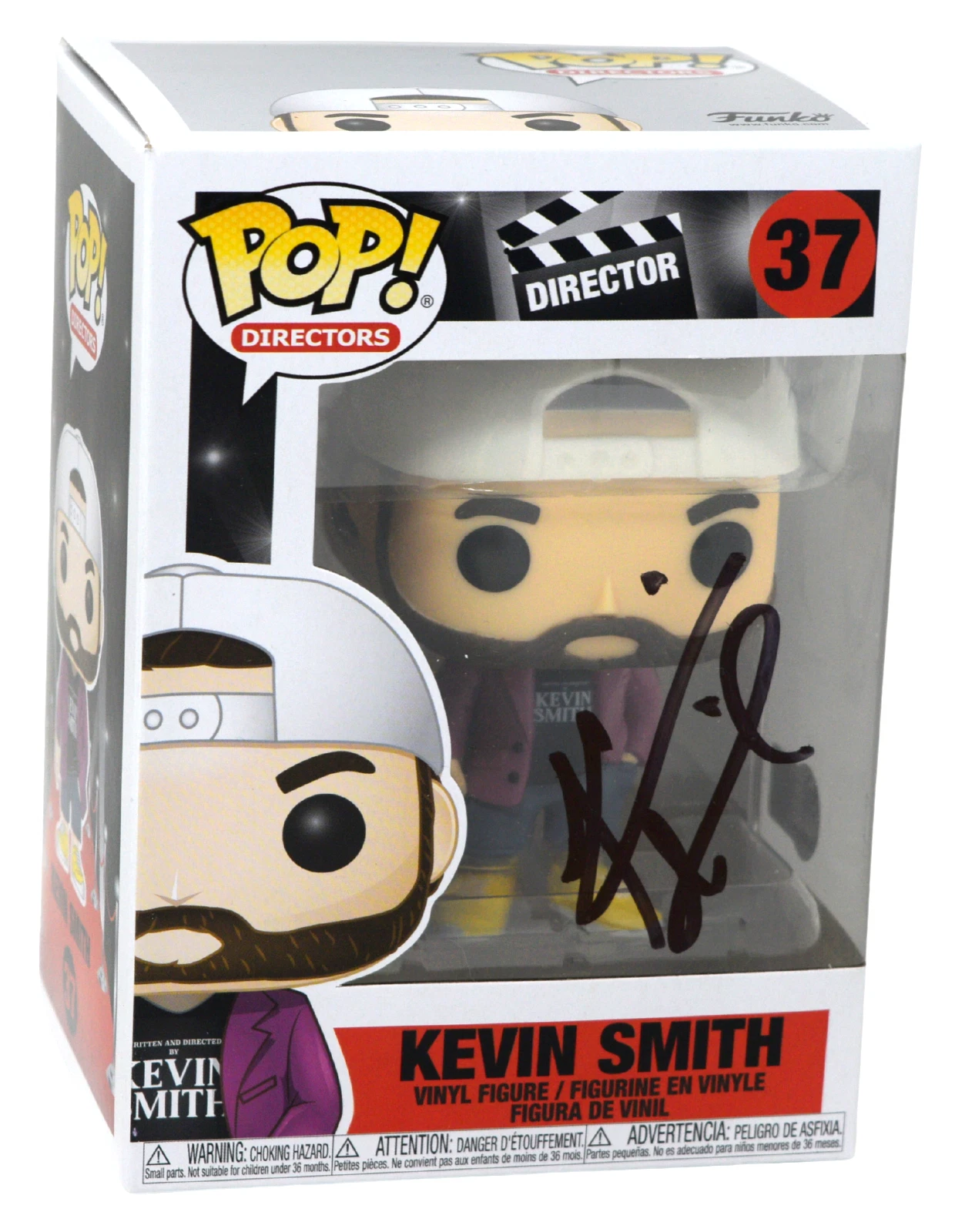 Kevin Smith Signed Funko Pop Directors 37 Figure Autograph Clerks Beckett COA

