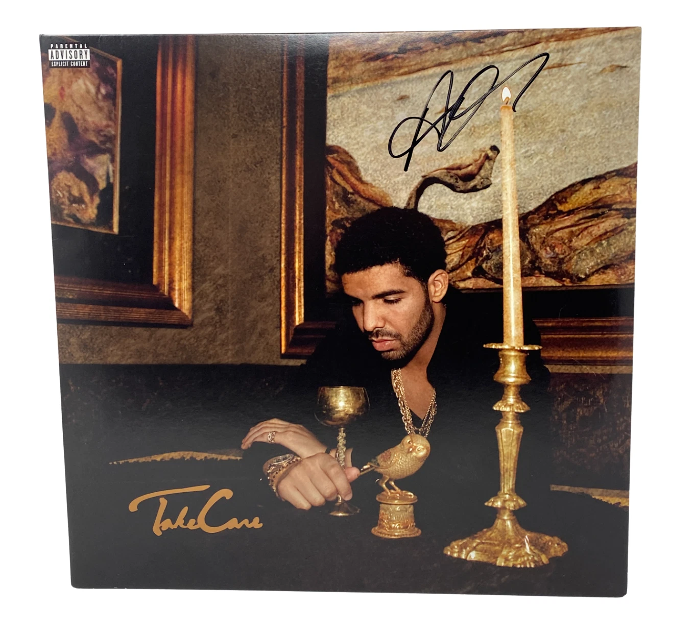 Drake Signed Autograph Take Care Vinyl Record Album Aubrey Graham ACOA COA
