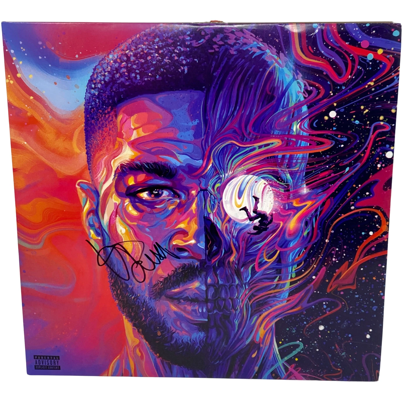 Kid Cudi Signed Autograph Man On The Moon III The Chosen Vinyl Record Album ACOA
