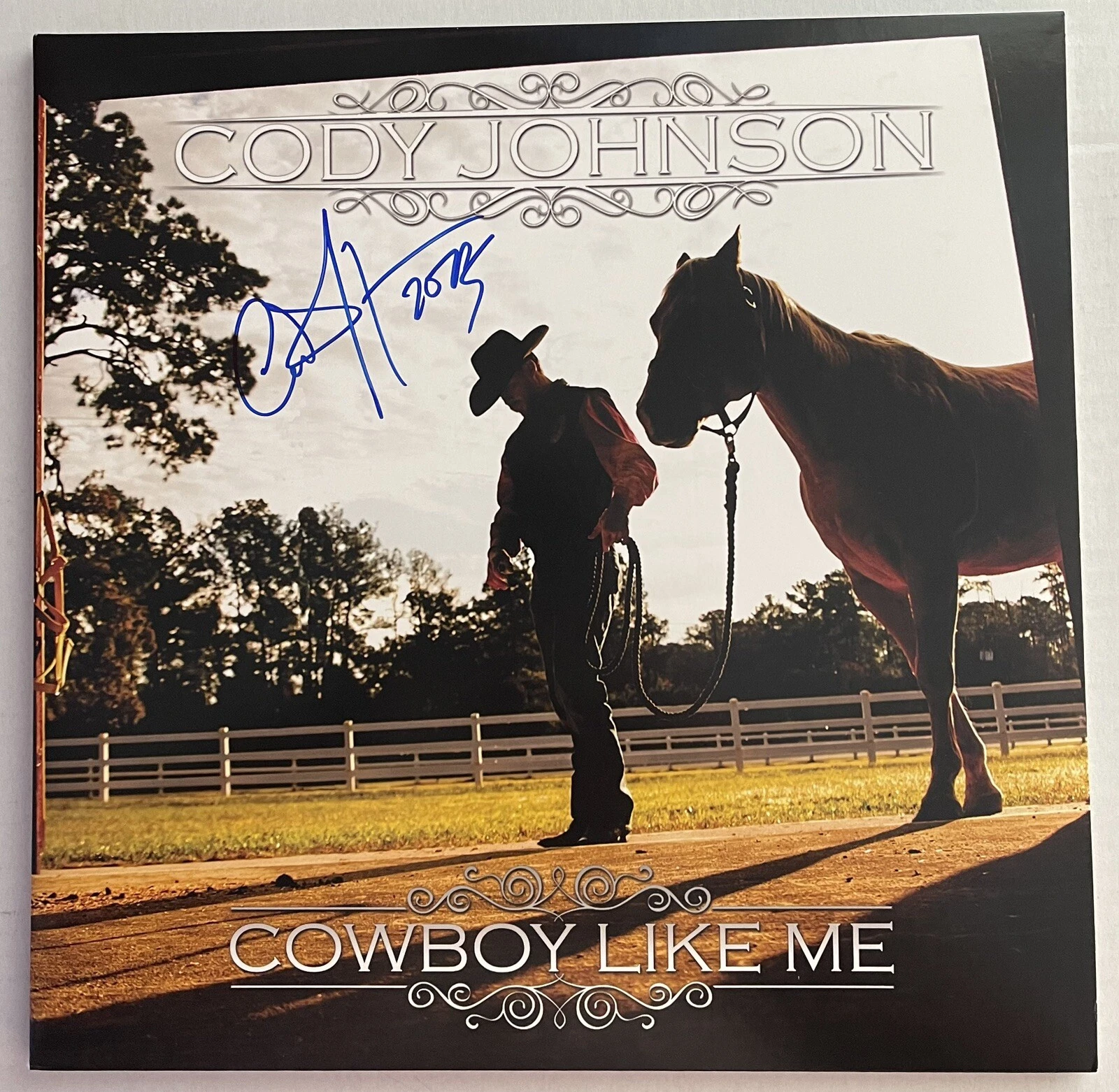Cody Johnson Signed Autographed Cowboy Like Me Vinyl JSA COA
