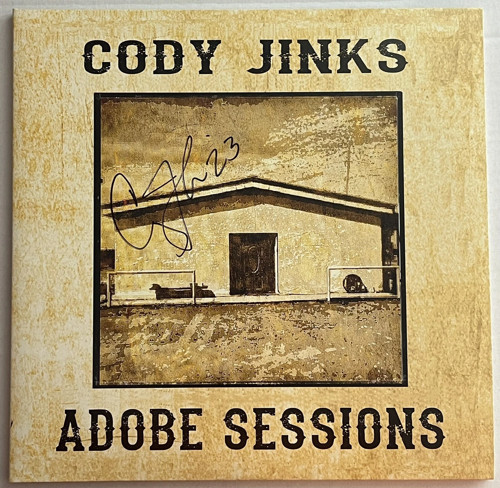 Cody Jinks Signed Autographed Adobe Sessions Vinyl Album JSA COA
