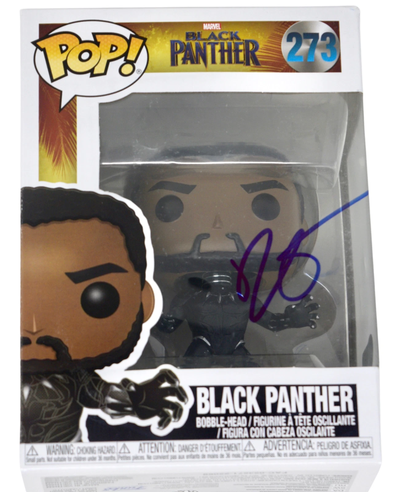 Ryan Coogler Signed Funko Pop Black Panther 273 Marvel Autograph Beckett COA
