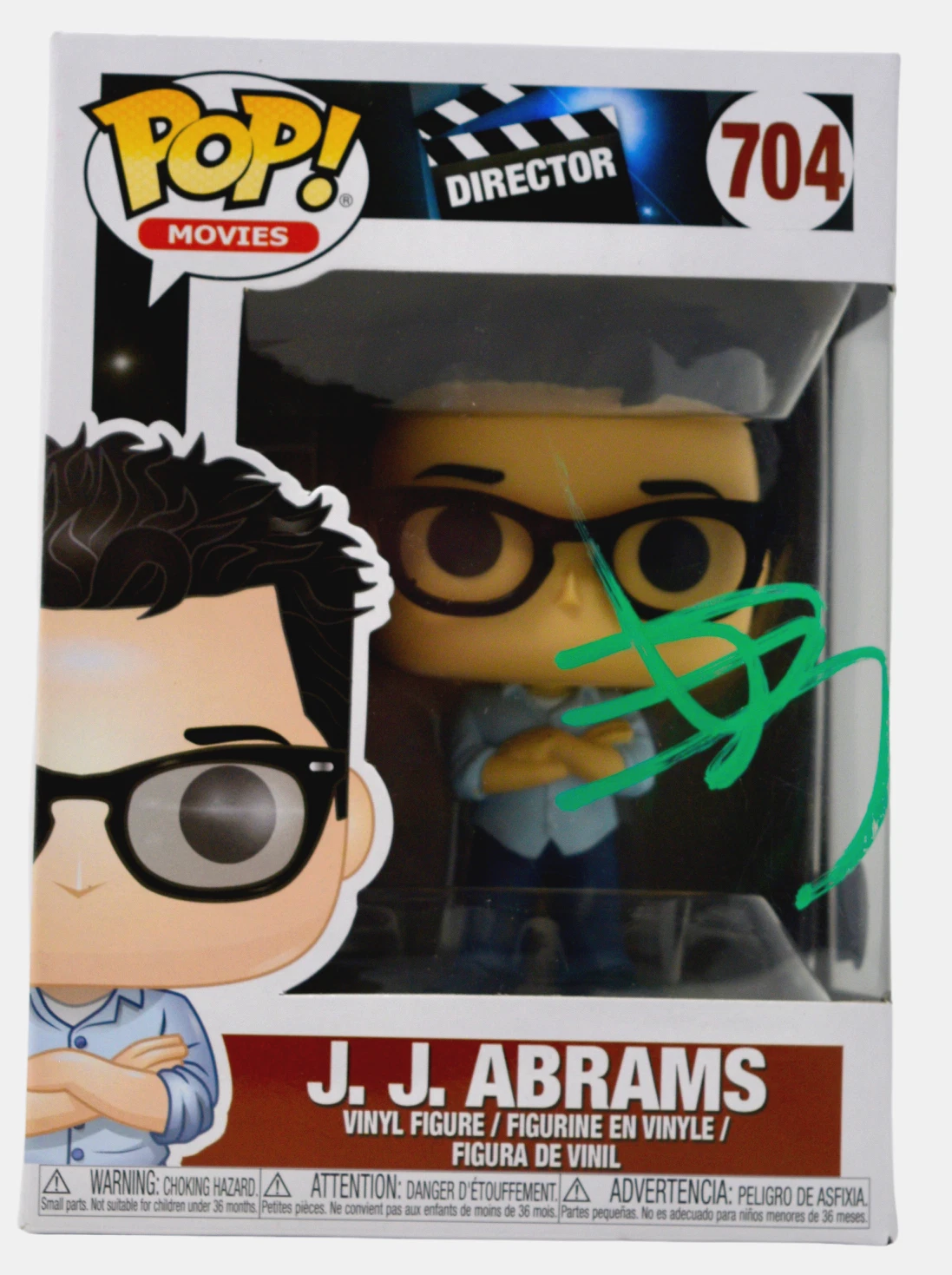 JJ Abrams Signed Funko Pop Director 704 Star Wars Autograph J.J. Beckett COA
