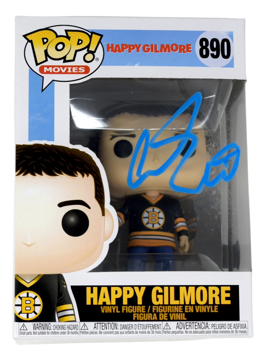Adam Sandler Signed Funko Pop Happy Gilmore #890 Autograph Beckett COA
