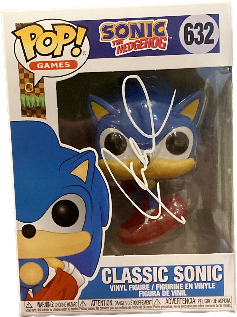 Jaleel White Signed Funko Pop The Hedgehog Classic Sonic Autograph Beckett COA
