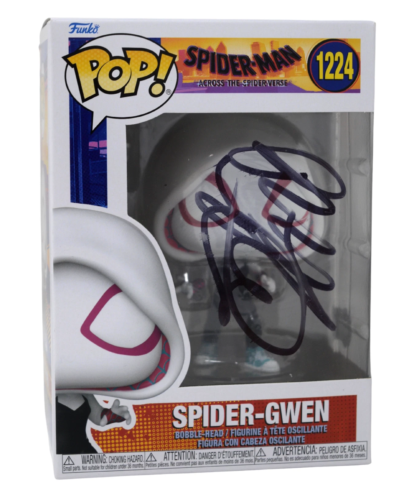 Phil Lord Signed Funko Pop Spider-Man Spider-Verse Spider Gwen #1224 Beckett COA
