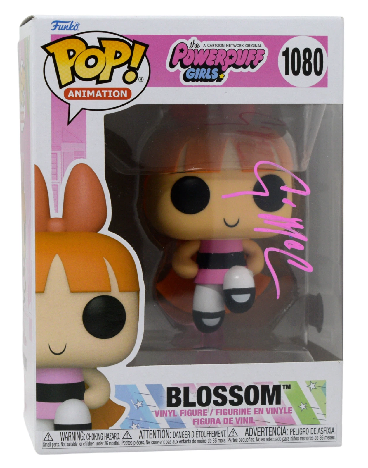 Craig McCracken Signed Funko Pop The Powerpuff Girls Blossom Autograph BAS COA
