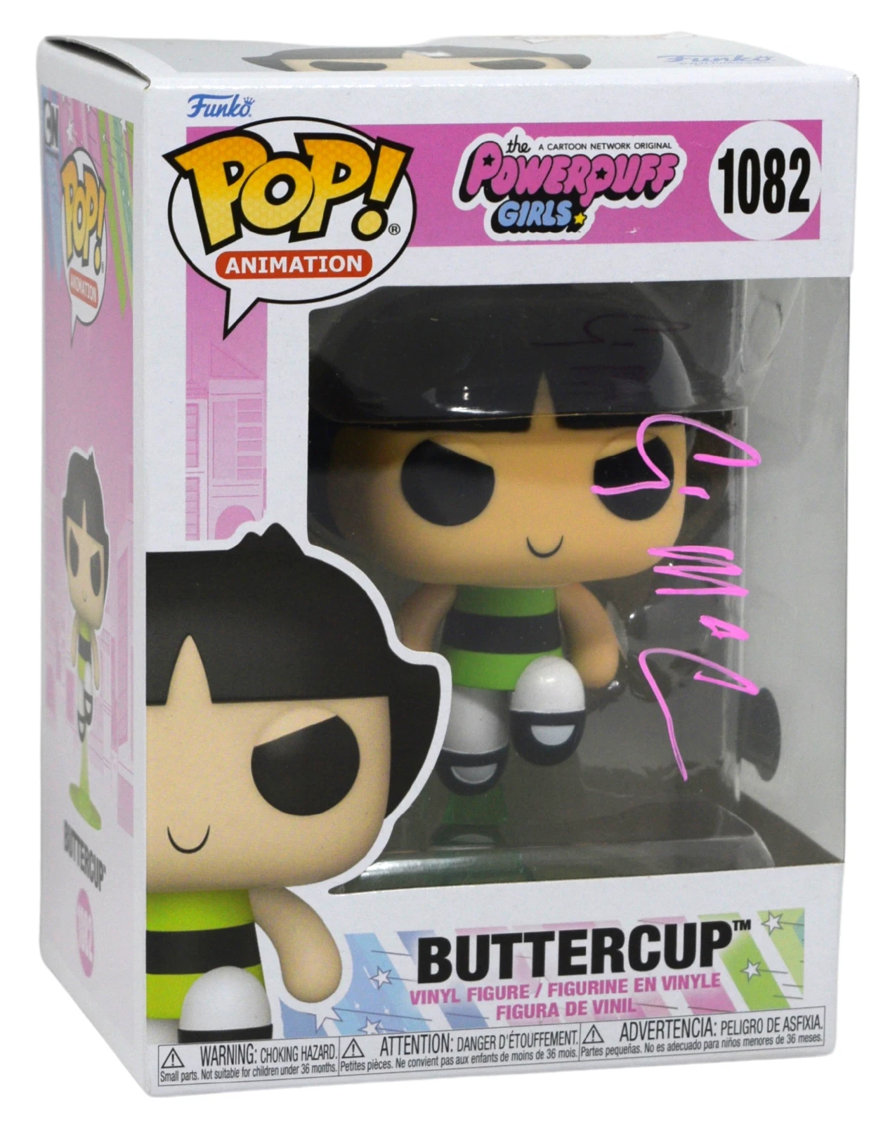 Craig McCracken Signed Funko Pop The Powerpuff Girls Buttercup Autograph BAS COA
