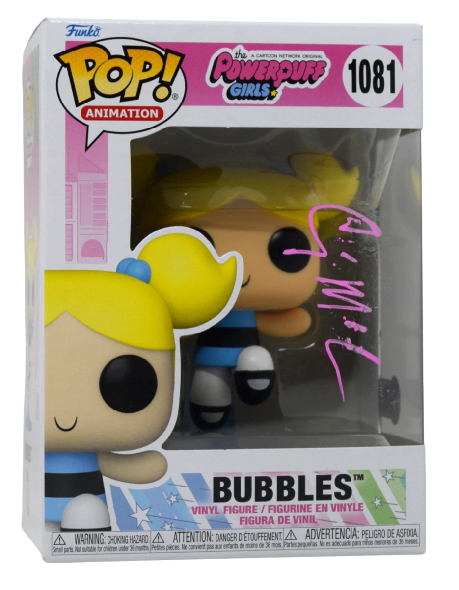 Craig McCracken Signed Funko Pop The Powerpuff Girls Bubbles Autograph BAS COA
