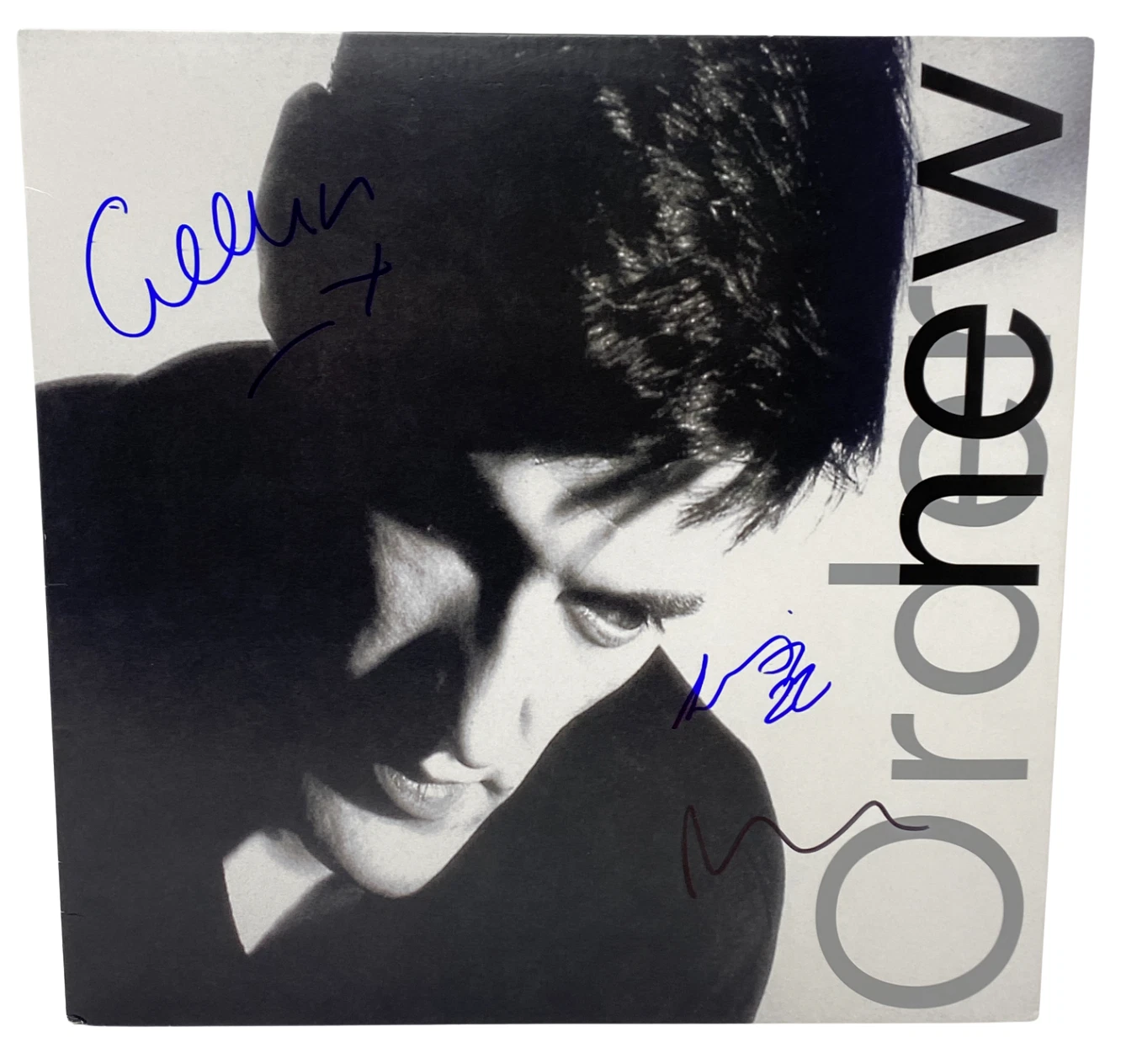 New Order Band Signed Autograph Low Life Vinyl Record Album LP Joy Division ACOA
