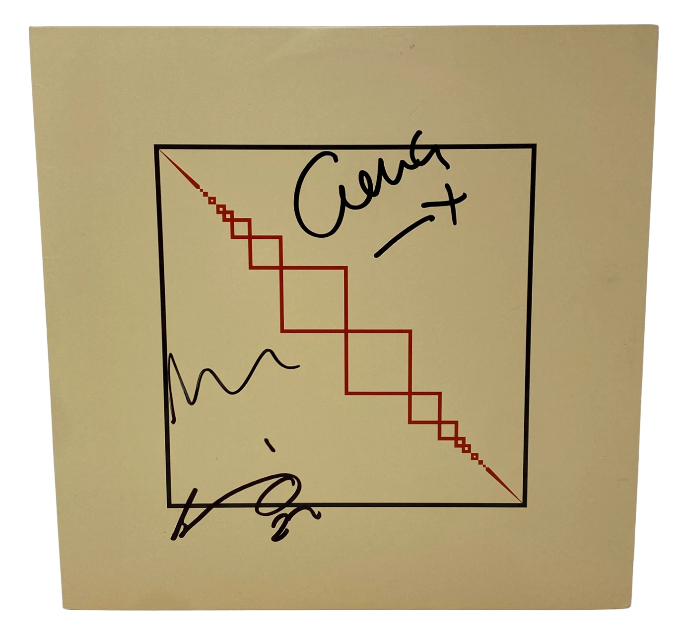 New Order Signed Autograph Everything's Gone Green Vinyl Album Joy Division ACOA

