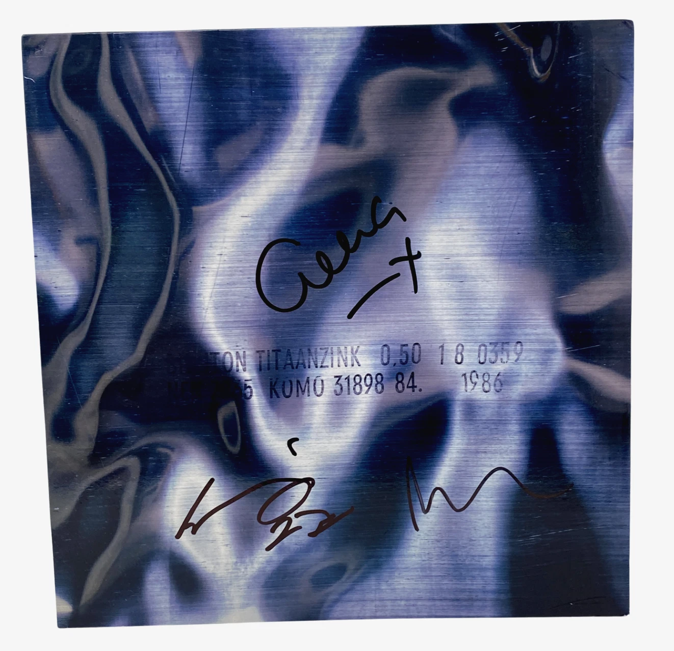 New Order Band Signed Autograph Brotherhood Vinyl Record Album Cover x3 ACOA COA
